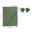 Gard iedera artificiala pentru intimitate, Vevor 1830 x 2440 mm, Verde, rezistent UV, cu panza in spate