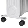 Calorifer electric cu 11 elementi, putere 2500 W, 3 trepte de incalzire, termostat reglabil