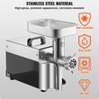Masina profesionala de tocat carne, 300 W, Motor inductie, 130 kg/h, accesorii carnati, Inox