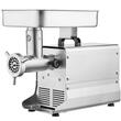 Masina profesionala de tocat carne, 1100 W, Motor inductie, 570 kg/h, accesorii carnati, Inox
