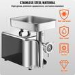 Masina profesionala de tocat carne, 1100 W, Motor inductie, 570 kg/h, accesorii carnati, Inox