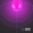 BEC LED G45 E27 2W CU FILAMENT LUMINA ROZ