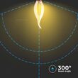 BEC LED E14 4W CU FILAMENT 2200K ALB CALD