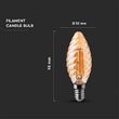 BEC LED E14 4W CU FILAMENT 2200K
