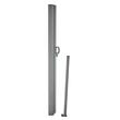 Paravan separator lateral, retractabil, pentru gradina, 300 x 160 cm, Bej, UV 30, densitate 180 g/mp