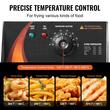 Friteuza profesionala Inox, 2 x 2500 W, Capacitate 12 l, dimensiune 540x449x303 mm, 60°C - 200°C