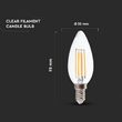 BEC LED E14 6W CU FILAMENT 6400K ALB RECE