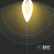 BEC LED E14 6W CU FILAMENT 6400K ALB RECE