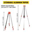 Set nivela laser cu trepied, Telecomanda, functia de rotatie la 360 de grade, 500 m, Autonivelare, IP54, Valiza transport