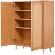 Dulap pantofi, 5 rafturi, Lemn Rattan, 800 x 340 x 1025 mm, Maro, max 45 kg