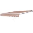 Copertina retractabila, 400 x 243 x 150 cm, Bej, UV 80, densitate 280 g/mp