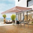 Copertina retractabila, 305 x 243 x 150 cm, Bej, UV 80, densitate 280 g/mp