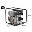 Motopompa pe benzina pentru irigatii 3”/80 mm, Debit 760 l/min, Putere 15 CP, Inaltime max 76 m, Adancime 6 m, Rezervor 6 l, Decompresie automata