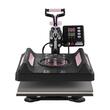 Presa termica 8 in 1 pentru tricouri/sepci/cani, 1050 W, 0-250 ℃,  Placa de încălzire 38 x 38 cm, Negru