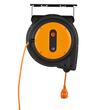 Prelungitor pe tambur retractabil, Fixare pe perete, max 1600 W, Suport pivotant, cablu 2.5 mmp, Lungime 19 m, Protectie supraincalzire