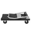 Carucior cu platforma pliabil, Roti pivotante, Capacitate max 300 kg, Dimensiune 895 x 595 x 850 mm, Otel/PVC