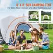 Cort camping pentru SUV, 6-8 persoane, 240 × 240 × 230 cm, PU2000 mm, strat dublu