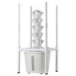 Ghiveci turn hidroponic, 30 capsule, 6 x niveluri, Rezervor 20 l, pompa, Lumina led