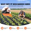 Folie antiburuieni, polipropilena, tesuta, neagra, Latime 1.2 m, Lungime 76.2 m, 170 g/mp