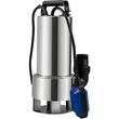 Pompa submersibila cu plutitor, Putere 1300 W, Inox, Debit 20000 l/h, Iesire G1-1/2", Inaltime 11 m, IPX8, Lungime cablu alimentare 10 m
