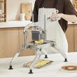 Feliator manual pentru cartofi legume, fructe, Profesional, Inox/Aluminiu, 1/4 și 1/2 inch, Picioare anti-derapante