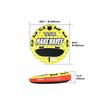 Saltea gonflabila pentru sporturi acvatice, 3 persoane, Φ1600 x 365 mm, 6 manere captusite, max 231 kg