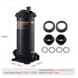 Pompa pentru piscina cu filtru detasabil, 550 W, Debit 15000 l/h, Conexiune 1.5 inch, cartus Ф178 x 508 mm
