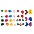 Set 32 pietre de catarat, Multicolor, accesorii prindere incluse, Sfoara 2.4 m, max 105 kg