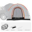 Cort camping pentru SUV, 6-8 persoane, 240 × 240 × 230 cm, PU2000 mm, strat dublu