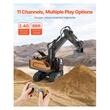 Excavator cu telecomanda, Scara 1:20, Baterie Li-Ion 1200 mAh, ABS, 365 x 180 x 145 mm