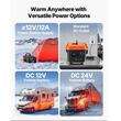 Incalzitor portabil, Sirocou diesel, 8 kW, 220 V AC, 12/24 V DC, Telecomanda, consum 0.16-0.4 l/h, Alarma Monoxid de Carbon, Rezervor 4 l