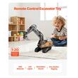 Excavator cu telecomanda, Scara 1:20, Baterie Li-Ion 1200 mAh, ABS, 365 x 180 x 145 mm