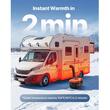 Incalzitor portabil, Sirocou diesel, 8 kW, 220 V AC, 12/24 V DC, Telecomanda, consum 0.16-0.4 l/h, Alarma Monoxid de Carbon, Rezervor 4 l
