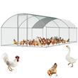 Cotet pentru pasari si animale mici, 3x5.88x1.99 m, Acoperis PE, Usa intrare, Otel galvanizat