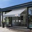 Copertina retractabila cu coloane prindere, 300 x 120 cm, Gri, UV 80, densitate 180 g/mp