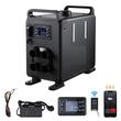 Incalzitor stationar, Sirocou diesel, 8 kW, 220 VAC, 12/24 V DC, Telecomanda, Bluetooth, consum 0.18-0.35 l/h, Alarma Monoxid de Carbon, Panou led, Negru