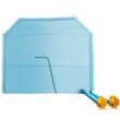 Cabina de vopsit, gonflabila, 2 x suflante, 950/1100W, dimensiune exterioara 12 x 5 x 4 m