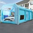 Cabina de vopsit, gonflabila, 2 x suflante, 950/1100W, dimensiune exterioara 12 x 5 x 4 m