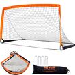 Poarta fotbal pliabila, portabila, plasa PE, Dimensiune 100 x 100 x 190 cm, 1.35 kg