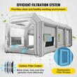 Cabina de vopsit, gonflabila, 2 x suflante, 950/1100W, dimensiune exterioara 12 x 5 x 4 m