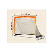Set 2 porti fotbal pliabile, portabile, plasa PE, Dimensiune 90 x 90 x 120 cm, 2.15 kg