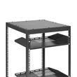 Rack metalic de podea, Vevor 20U, 58 x 510 x 982 mm, Adancime reglabila 23-40 inch