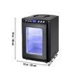 Incubator oua pentru reptile si pasari Vevor 25 l, alimentare 12 V DC sau 220 V AC