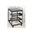 Rack metalic de podea Vevor 12U, 585 x 510 x 626 mm, Adancime reglabila 23-40 inch
