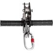 Set tiroliana Vevor lungime 24 m, capacitate max 226 kg, cablu, Ham, frana cu arc, scaun