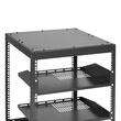 Rack metalic de podea Vevor 12U, 585 x 510 x 626 mm, Adancime reglabila 23-40 inch