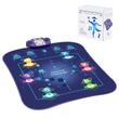 Covoras muzical de dans, Bluetooth, 930 x 830 x 45 mm, anti-alunecare, Moduri Freestyle Dance, 4 taste, 6 taste, memorie, tambur electronic