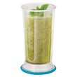 Blender de mana albastru, putere 1000 W, 2 viteze, cutite inox, 700 ml, tocare, zdrobire, tel