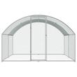 Cotet pentru pasari si animale mici, 3x3.93x1.99 m, Acoperis PE, Usa intrare, Otel galvanizat