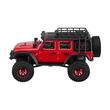 Masina cu telecomanda Jeep Off-Road 4x4, Lumini led, Rosu, 228 x 101 x 117 mm, Plastic/Metal/Cauciuc